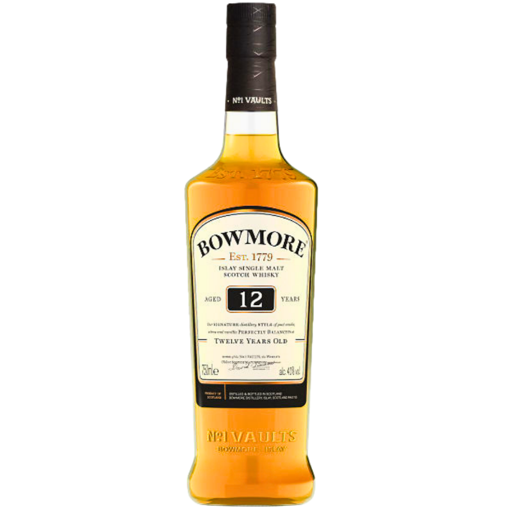 Bowmore 12 Year Old Islay Single Malt Scotch Whisky  (750 ml)