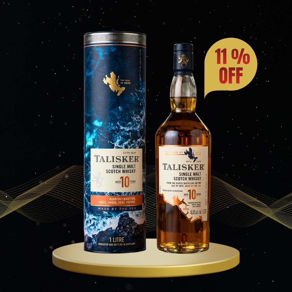 Talisker 10 Year Old Single Malt Scotch Whisky 750ml