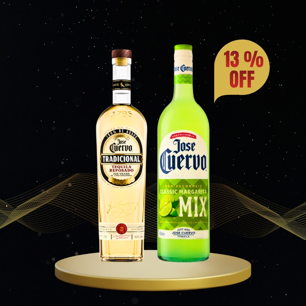Jose Cuervo Tradicional Reposado 750Ml & Get Margarita Mix 1L