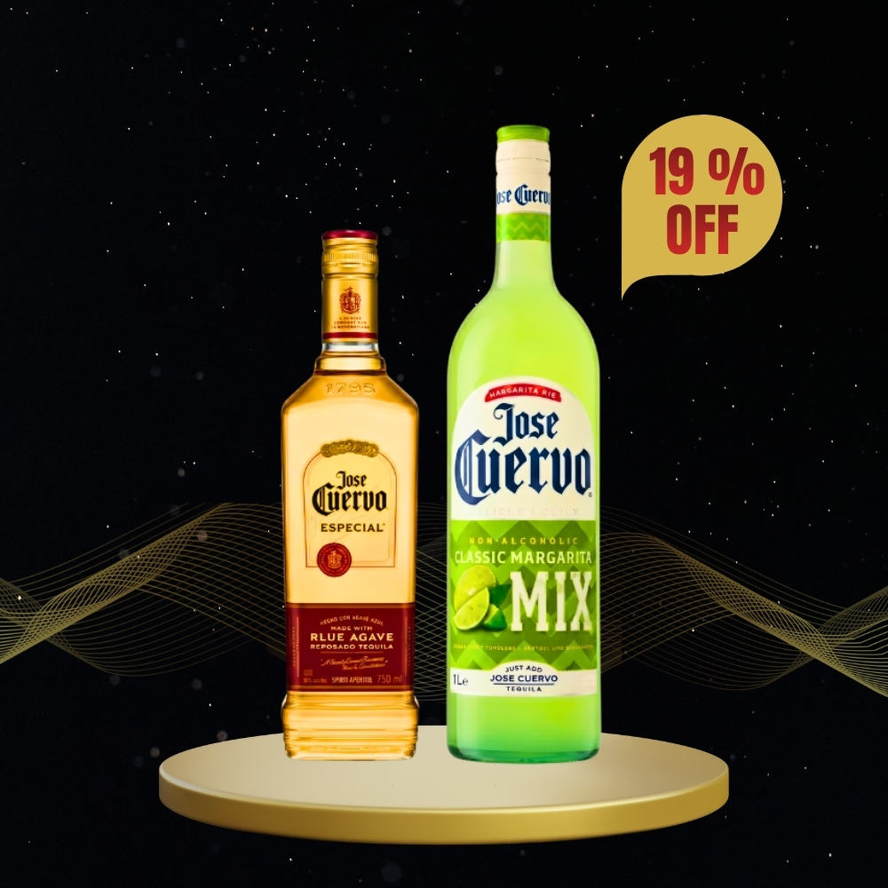 Jose Cuervo Especial Gold 750Ml & Get Margarita Mix 1L