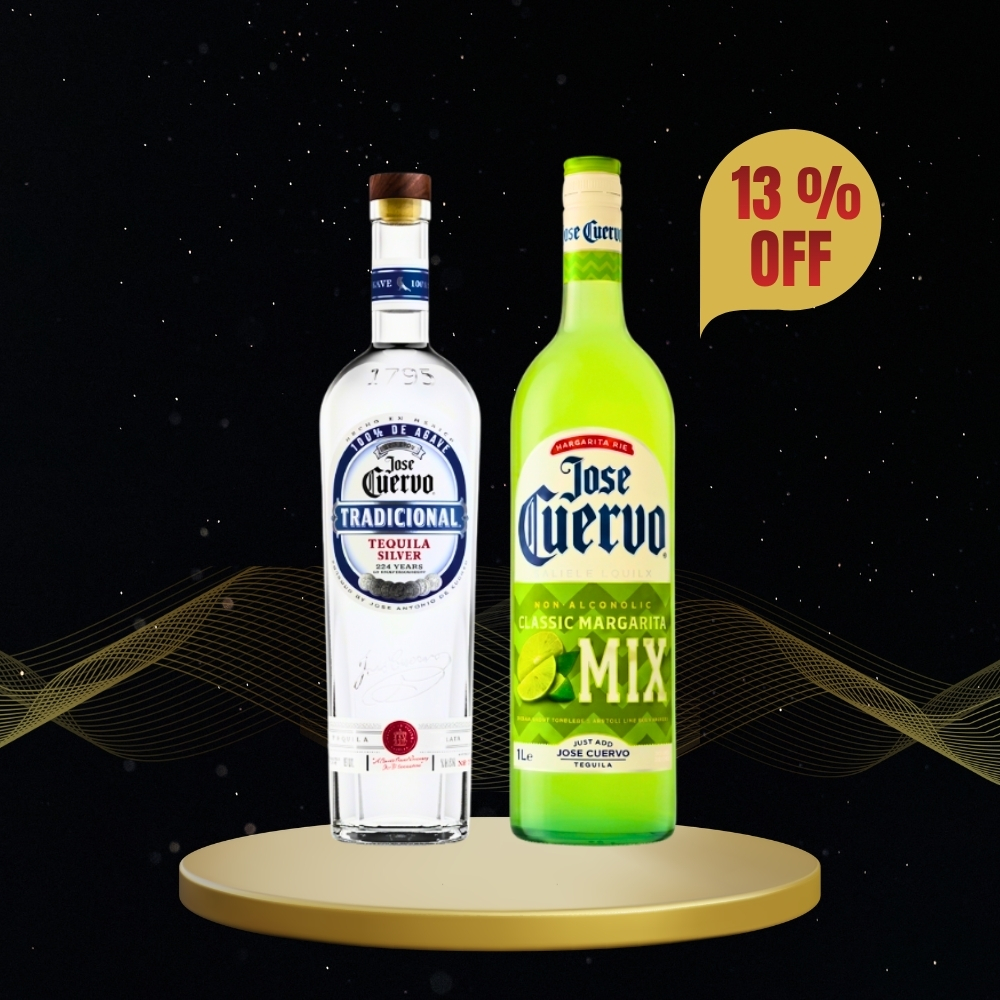 Jose Cuervo Tradicional Silver 750Ml & Get Margarita Mix 1L