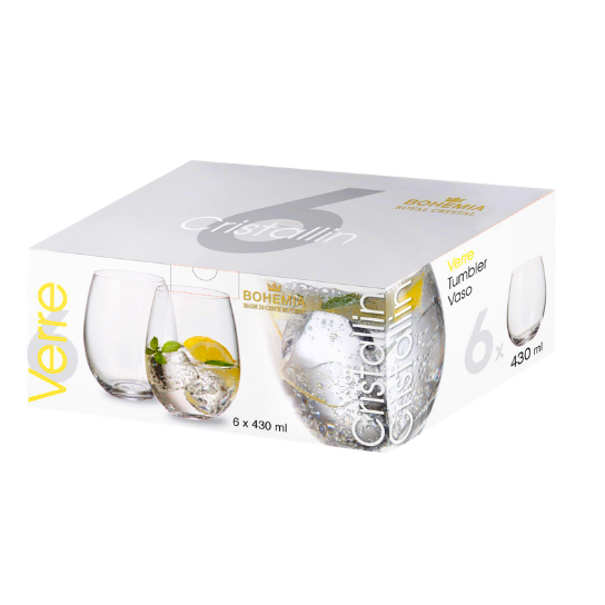 Bohemia Cristallin Tumbler 6pk 430ml