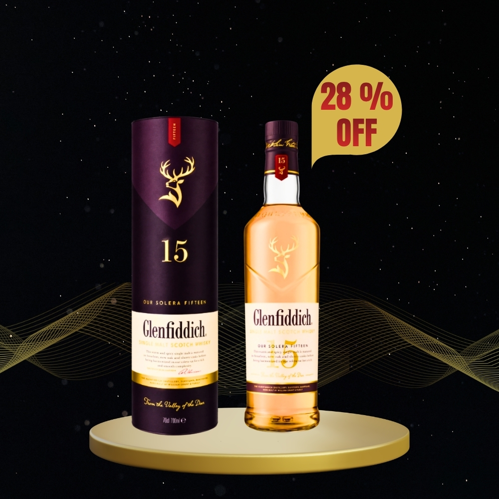 The Glenlivet 15 Year Old Single Malt Scotch Whisky 750ml