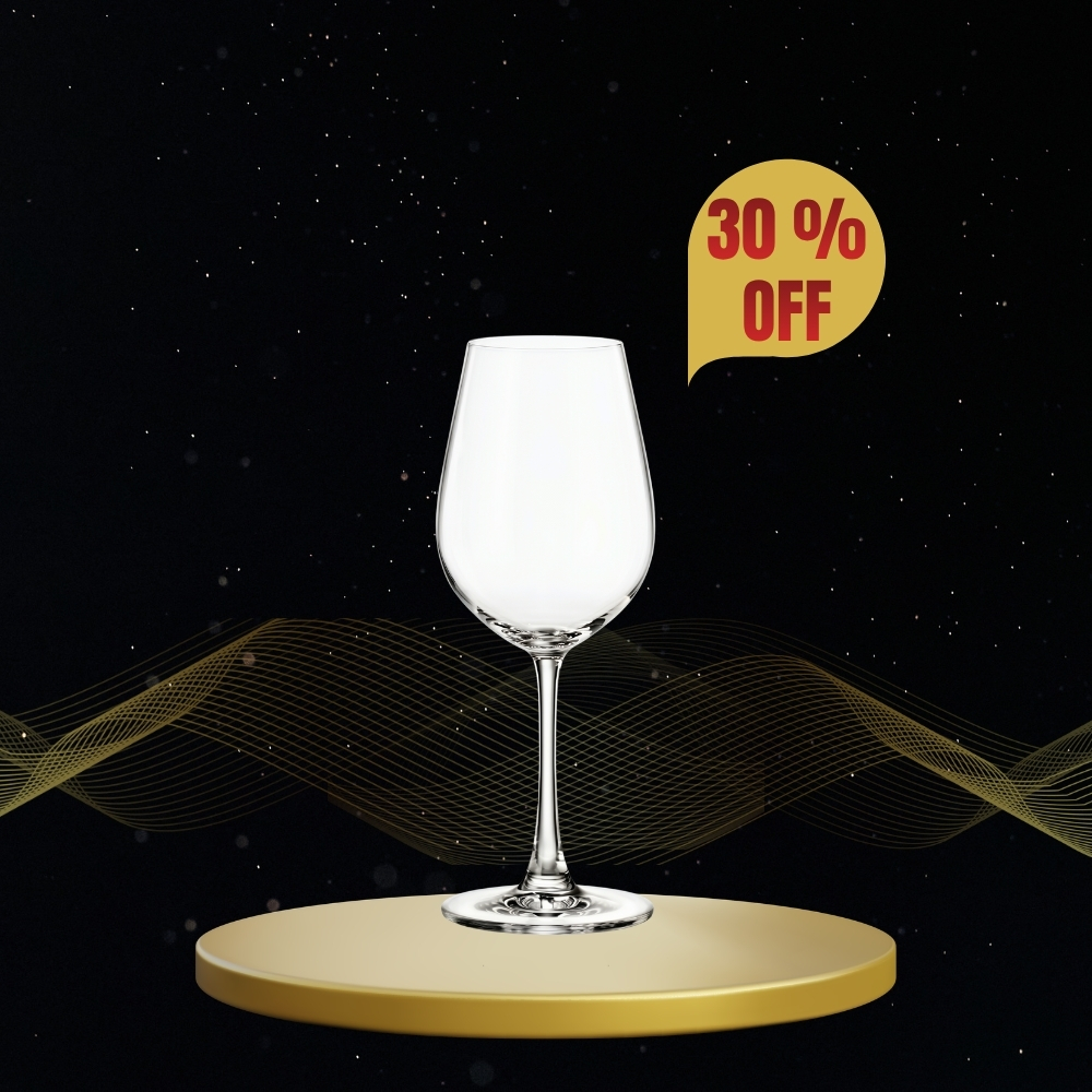 Bohemia Crystal Sarah Titanium White Glasses 400ml 6pk