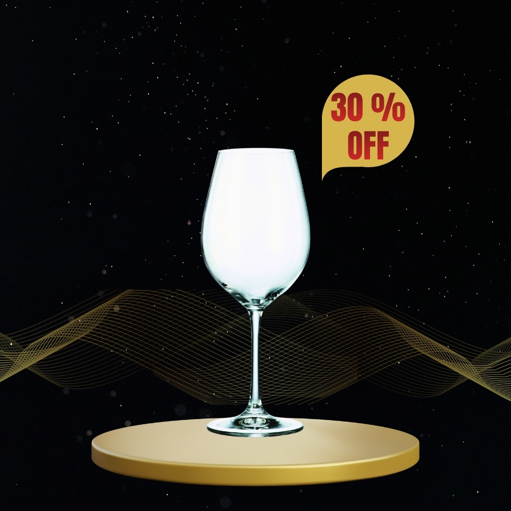 Bohemia Crystal Sarah Titanium White Glasses 520ml 6pk