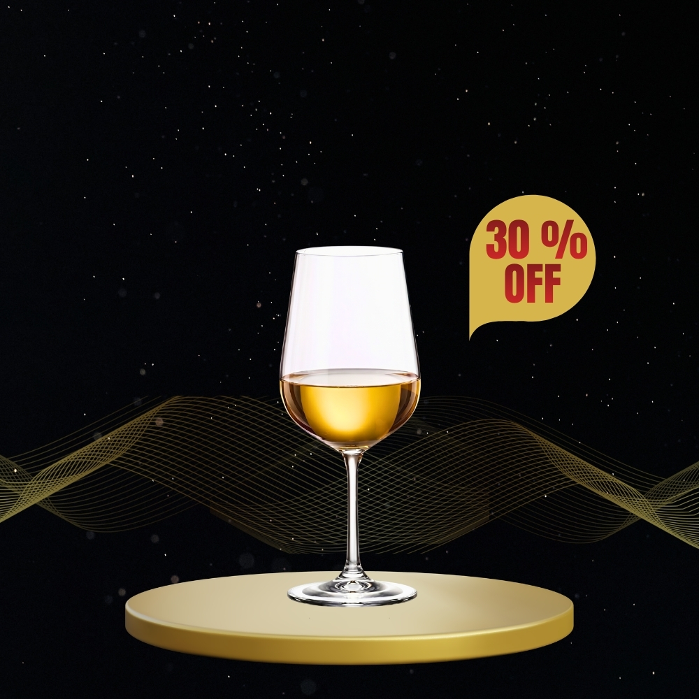 Bohemia Crystal Tori Titanium White Wine Glasses 390ml 6pk