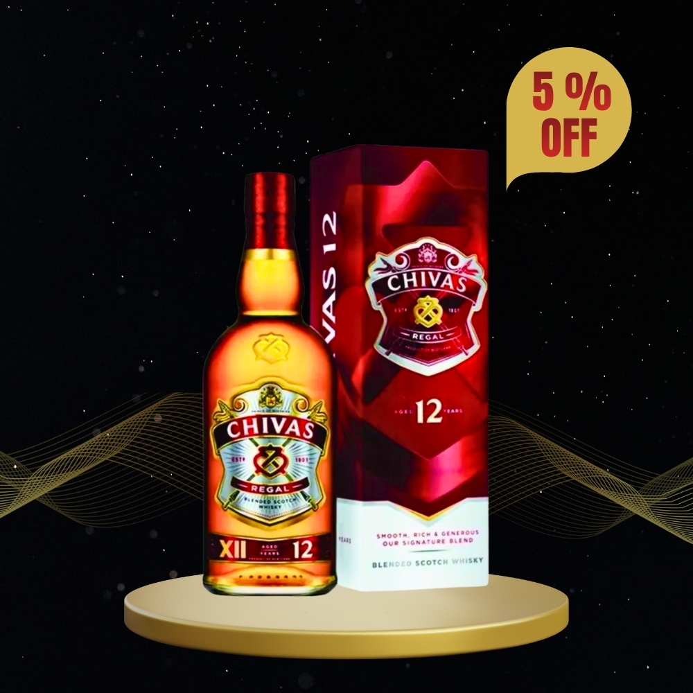 Chivas Regal 12 Year Old Blended Scotch Whisky 750ml
