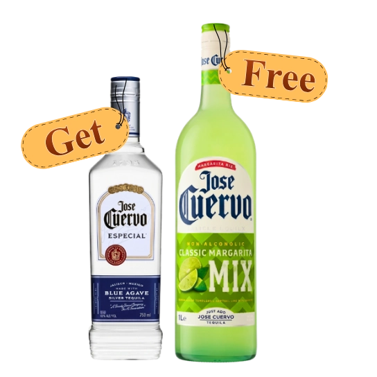 Jose Cuervo Especial Silver 750 ML & Free Margarita Mix 1L