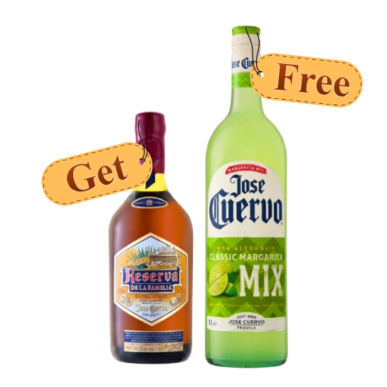 Jose Cuervo Reserva De La Familia 750 ML & Free Margarita Mix 1L
